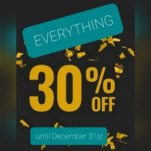 30% Off Everything Sale